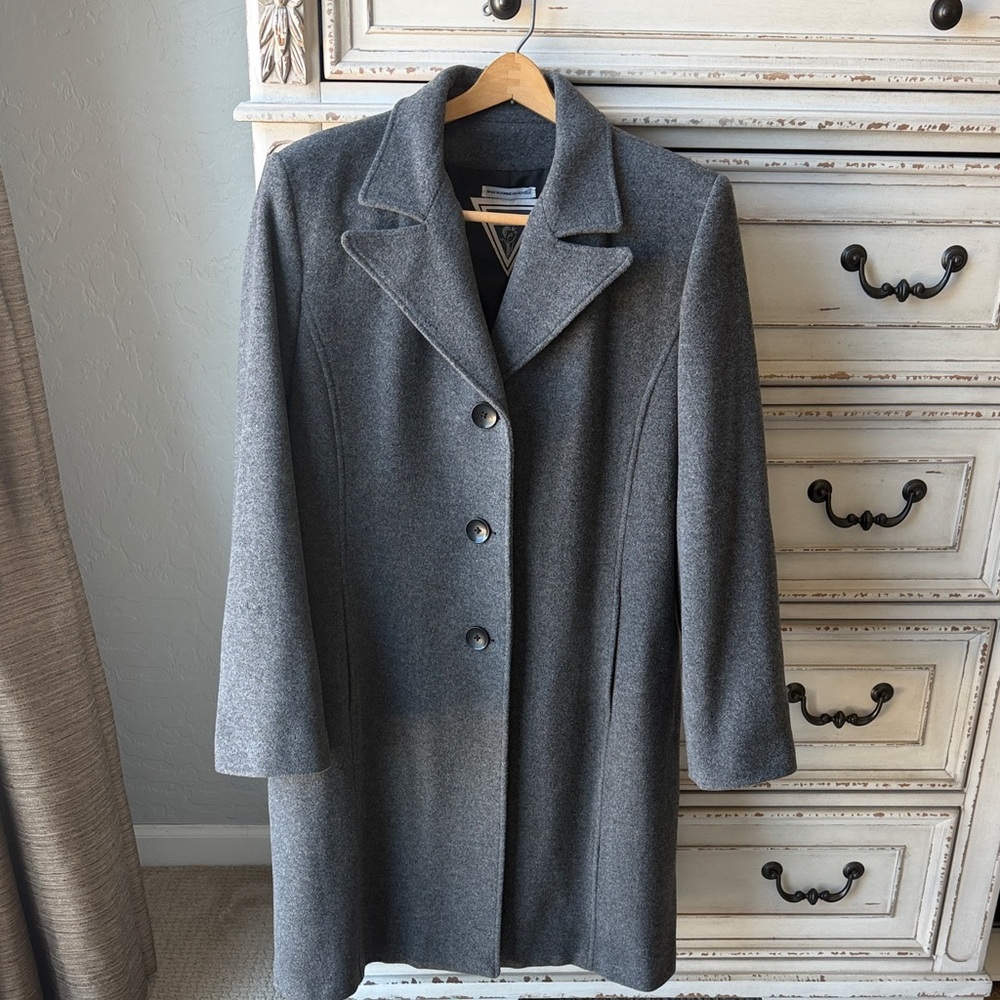 Marvin Richards Elegant Gray Trench Coat